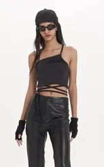 CROPPED AMARRAÇÃO OMBRO FRANZIDO DIMY TOP83495