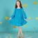 VESTIDO RECORTES TULIPAS SILK PRECOCE LVT3946