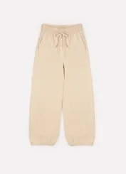 CALÇA TRICOT WIDE LEG BOLSOS PERFUMARIA 25810