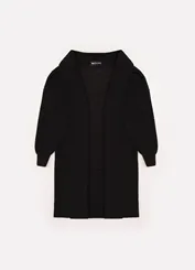 MAXI CASACO TRICOT PONTO PEROLA PERFUMARIA 25829