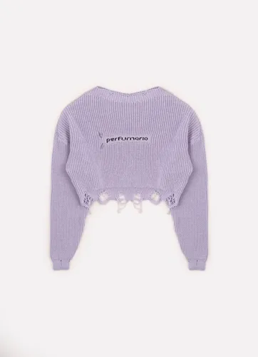 BLUSA TRICOT DESTROYED PERFUMARIA 25816
