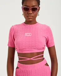 BLUSA CROPPED COM AMARRAÇÃO COLCCI 0365300873