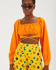 CROPPED CIGANINHA COM AMARAÇÃO NA CINTURA COLCCI 0365300877