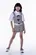 CONJUNTO CROPPED COM CAMISA E SHORT ESTAMPA PIED POULE LULUZINHA 040559123