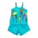 CONJUNTO BLUSA DETALHE LAÇO COSTA ESTAMPA DANÇA DAS FLORES PRECOCE LCJ3923