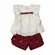 CONJUNTO  BLUSA BABADINHO ESTAMPA PÁSSARO PRECOCE M2CJ3831