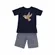 CONJUNTO CAMISETA BÁSICO COM BERMUDA MOLETOM MESCLA PRECOCE MCO3988