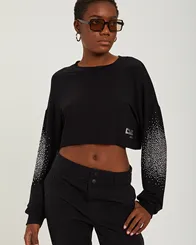 BLUSA FASHION COM APLICAÇÃO BRILHO COLCCI 0405300270