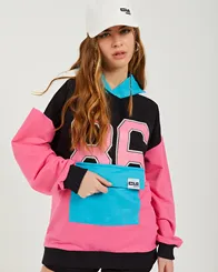 BLUSÃO COM CAPUZ MULTI COLOR COLCCI 0405300280