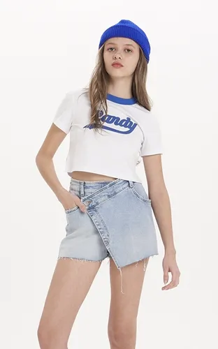 SHORT COM BOTÃO ASSIMÉTRICO DIMY SHO83387