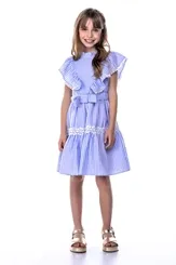 VESTIDO COM BABADOS LULUZINHA 090537123