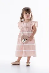 VESTIDO COM ESTREMEIO E BOLSINHA URSINHA LULUZINHA 090600123
