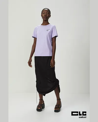 CAMISETA ESTAMPADA LILÁS COLCCI 0345300960