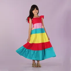 VESTIDO RECORTES PRECOCE LVT4151