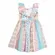 VESTIDO DECOTE NAS COSTAS COM BORBOLETAS/FLORES PRECOCE MVT4057