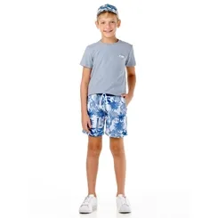 CONJUNTO CAMISETA E SHORT ESTAMPA COQUEIROS OLIVER 050801324