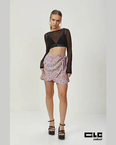 BLUSA CROPPED TULE COLLCI 0365300943