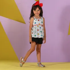 CONJUNTO BATA COM SHORT PRECOCE MCJ4040