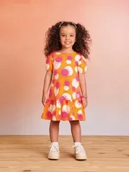 VESTIDO MANGA BUFANTE MOMI J5295