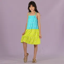 VESTIDO ALÇA ESTAMPA Ô SOL PRECOCE LVT4157