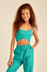 CROPPED ALÇA COSTAS LASTEX ESTAMPA COLOR YOBOH! 04013913