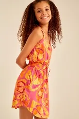 VESTIDO ALÇA ESTAMPA BORBOFOLHA YOBOH! 04013948