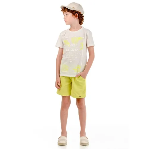 CONJUNTO CAMISETA ESTAMPADA E BERMUDA OLIVER 050761324