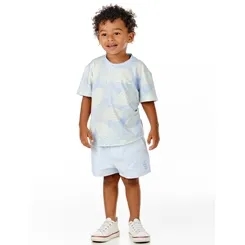 CONJUNTO BLUSA ESTAMPADA ABACAXI E SHORT OLIVER 050784324