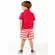 CONJUNTO BLUSA POLO E BERMUDA LISTRADA OLIVER 050823324