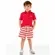 CONJUNTO BLUSA POLO E BERMUDA LISTRADA OLIVER 050823324