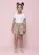 SHORT TRICOLINE BOLSOS CARGO LACINHO CRISTAIS PITUCHINHUS 26193
