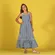 VESTIDO LONGO ELÁSTICO NAS COSTAS PRECOCE LVT4159