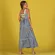 VESTIDO LONGO ELÁSTICO NAS COSTAS PRECOCE LVT4159