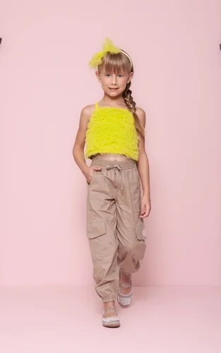 CALÇA JOGGING TRICOLINE BOLSOS CARGO PITUCHINHUS 26195