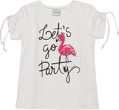 BLUSA MC FLAMINGO BRANCO