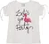 BLUSA MC FLAMINGO BRANCO
