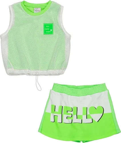 CONJUNTO REGATA E SHORT  VERDE