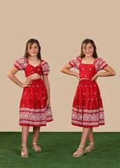 CONJUNTO TOP COM LAÇO PRECOCE LCJ4347
