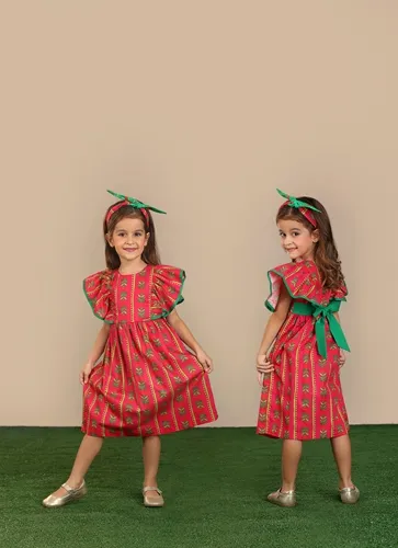 VESTIDO LAÇO NA CINTURA PRECOCE MVT4313