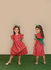 VESTIDO LAÇO NA CINTURA PRECOCE MVT4313