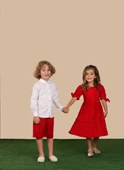 VESTIDO COM BABADINHOS PRECOCE MVT4320