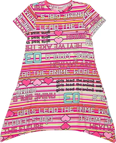 VESTIDO DE COTTON ANIMETRONIC