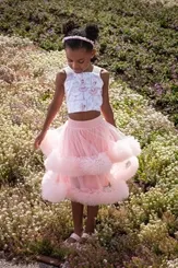 BLUSA CROPPED TRICOLINE BALLET ALÇAS CRISTAL PITUCHINHUS 26378