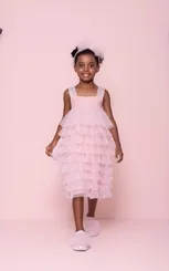 VESTIDO CONCEITO CASCATA TULE PITUCHINHUS 26133