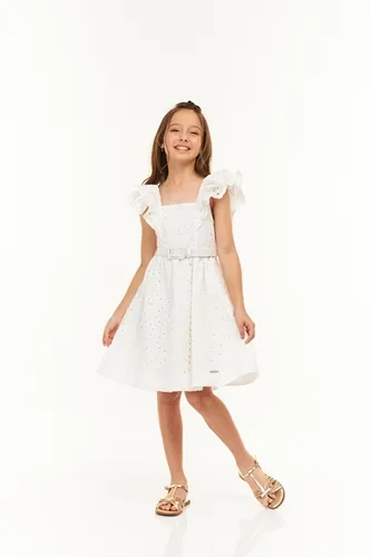 VESTIDO RODADO COM CINTO LULUZINHA 090860424
