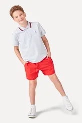 SHORT PRAIA MINI LISO COM CHAVEIRO RESERVA 0083315