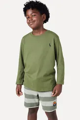 CAMISETA MINI BASICA TECIDO MESCLA KIEV RESERVA 0081900