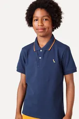 POLO MANGA CURTA MINI 3 FRISOS RESERVA 0083302