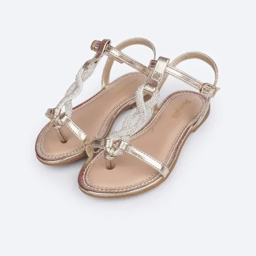 SANDÁLIA CHERRIE CORDÃO DE STRASS PAMPILI 409288