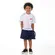 CONJUNTO CAMISA E SHORT MOLETOM AZUL OLIVER 050875124